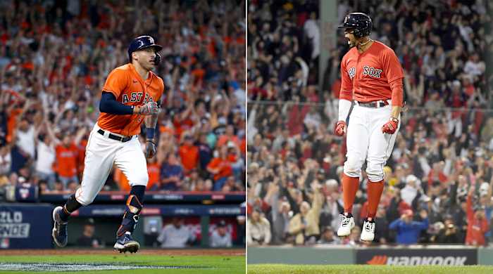 Carlos Correa and Xander Bogaerts